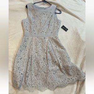 Jessica Howard baby blue lace dress size 8 NWT